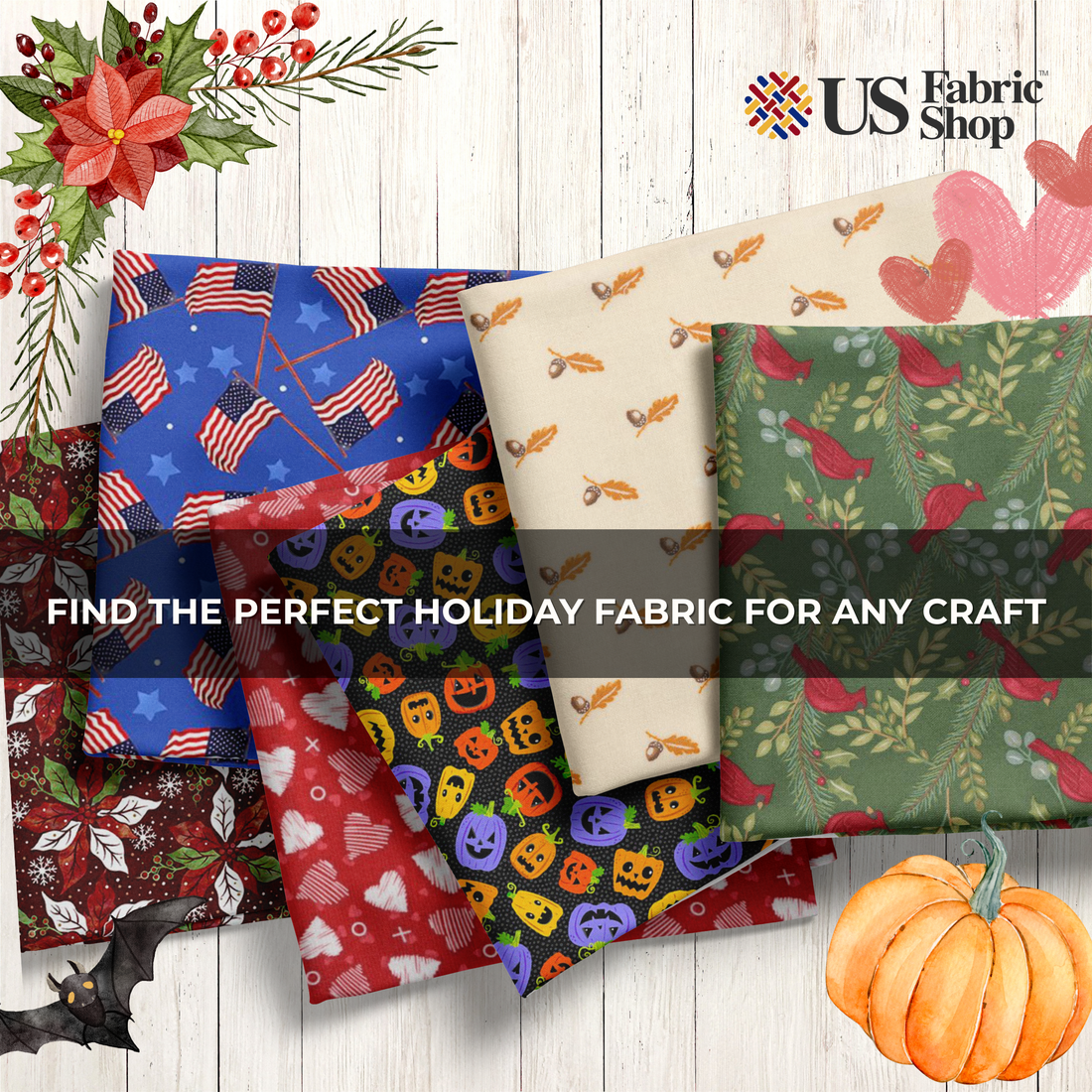 Find the Perfect Holiday Fabric for Any Craft