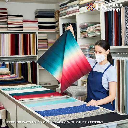 Surprising Ways to Mix Ombre Fabric with Other Patterns