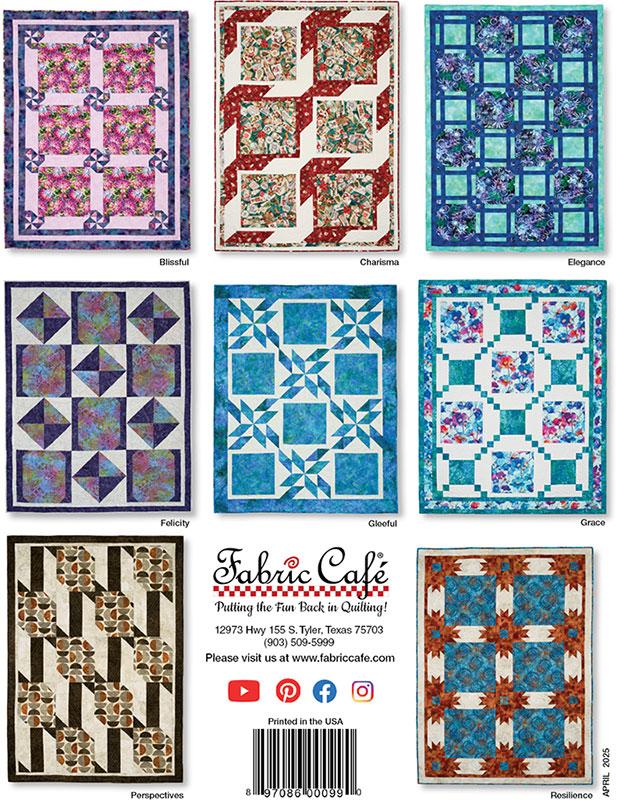 Big Block 3 Yard Quilts Book Donna Robetrson and Fran Morgan Fabric Cafe FC-032542
