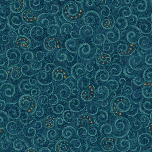 12 Days of Christmas Motion Midnight Nancy Halvorsen Benartex Cotton Fabric BE-17275-11 | US Fabric Shop