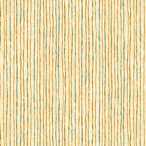 12 Days of Christmas Shimmer Cream Nancy Halvorsen Benartex Cotton Fabric BE-17271-07