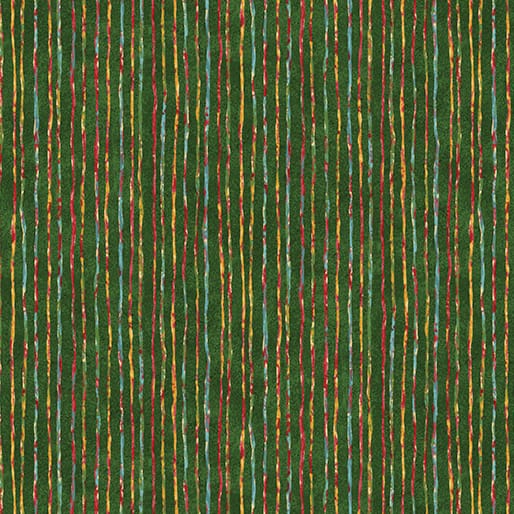 12 Days of Christmas Shimmer Green Nancy Halvorsen Benartex Cotton Fabric BE-17271-40 | US Fabric Shop