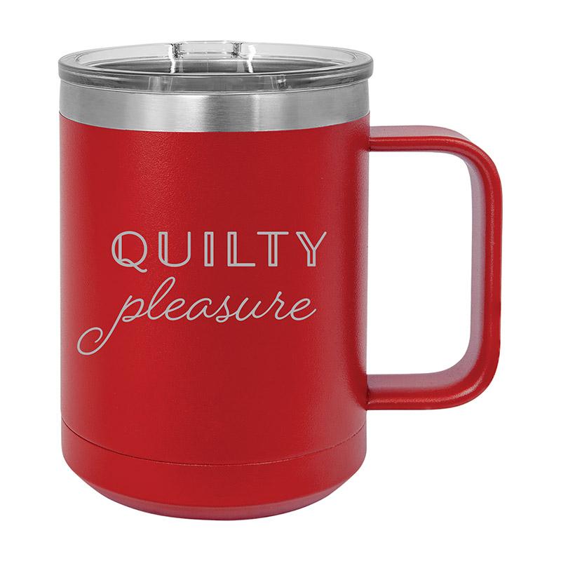 15oz Mug Quilty Pleasure Garnet Wholesale Boutique TWB-15-QUILTPL-GAR