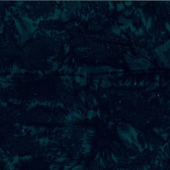 1895 Bali Watercolor Batiks Black Jade Green Hoffman Fabrics Cotton Fabric HF-1895-216
