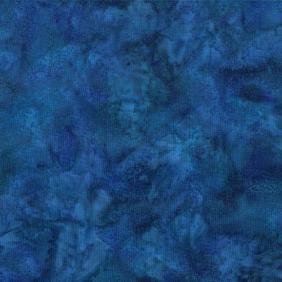 1895 Bali Watercolor Batiks Marlin Blue Hoffman Fabrics Cotton Fabric HF-1895-275