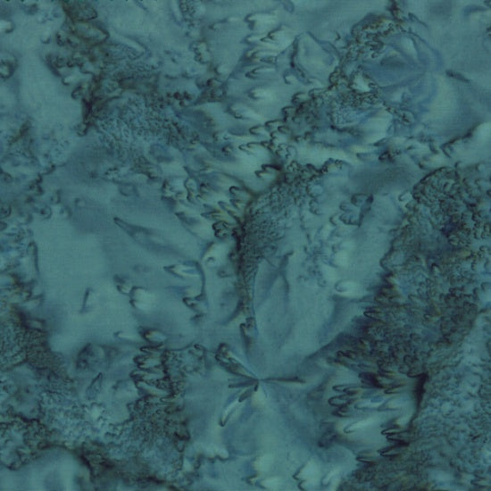 1895 Bali Watercolor Batiks Teal Hoffman Fabrics Cotton Fabric HF-1895-21