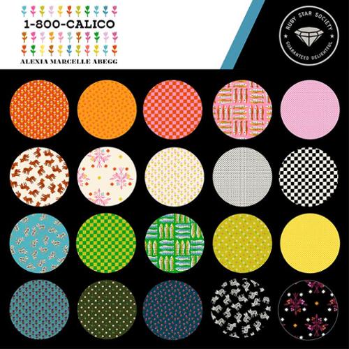 1 800 Calico 5" Squares Charm Pack Alexia Abegg Ruby Star Society Moda Cotton Fabric MD-RS4165PP
