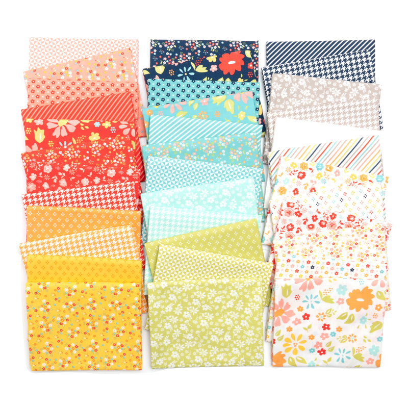 Delightfully Yours 5'' Squares Charm Pack Sherri & Chelsi Moda Cotton Fabric MD-37700PP