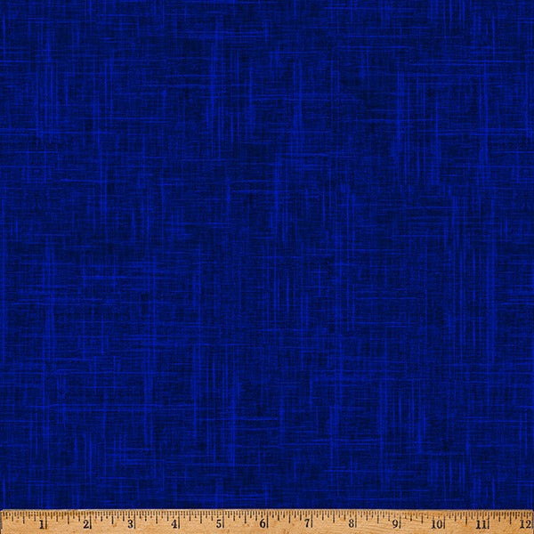 24/7: Linen Texture Navy Blue Hoffman Fabrics Cotton Fabric HF-S4705-19
