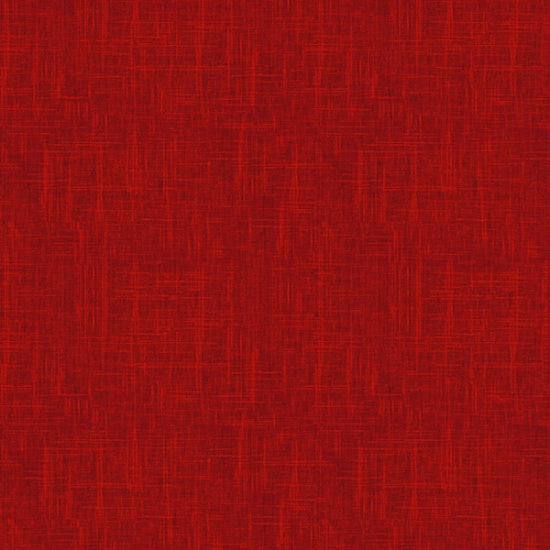 24/7: Linen Texture Red Hoffman Fabrics Cotton Fabric HF-S4705-5