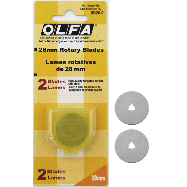28MM Rotary Blade 2ct RB28-2 Olfa OLFA-9561
