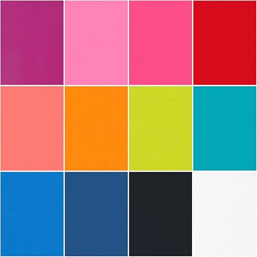 Bella Solids Bright 5" Squares Charm Pack Moda Cotton Fabric MD-9900PPB