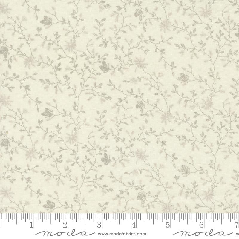 3 Sisters Favorites Vintage Linens Papillion Bramble Small Floral Porcela Beige 3 Sisters Moda Cotton Fabric
