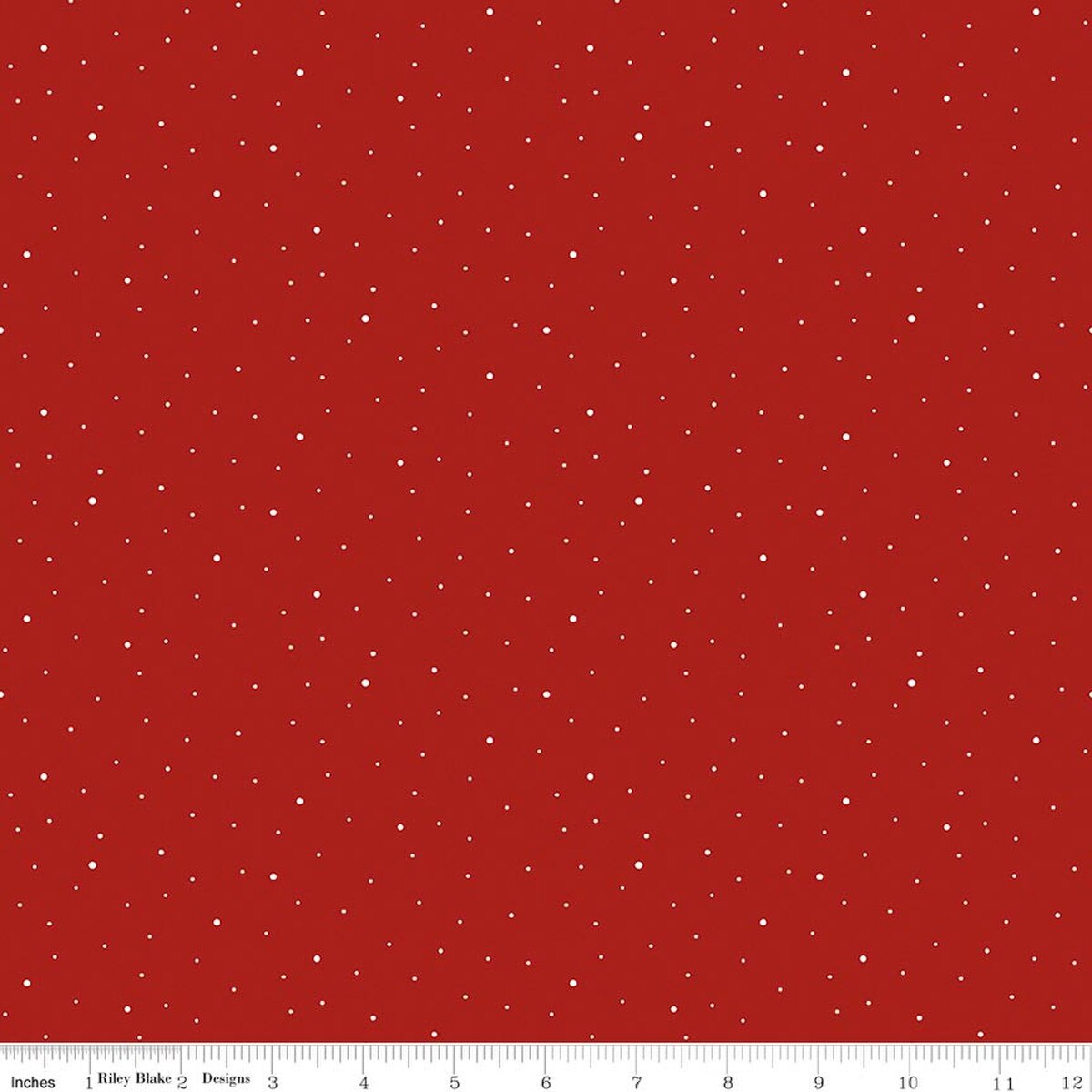 (3-YARD PACKAGE) Dapple Dot 108" Wideback Barn Red The RBD Designers Riley Blake Cotton Fabric RB-3Y-WB640-BARNRED