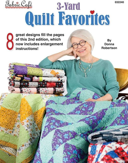 3 Yard Quilt Favorites Book Donna Robertson Fabric Cafe FC-032240
