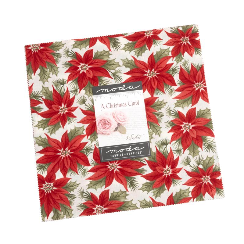 A Christmas Carol 10" Squares Layer Cake 3 Sisters Moda Cotton Fabric MD-44350LC