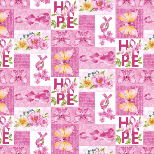 A Pink Celebration Patchwork Pink Lilac Bee Designs Studio E Cotton Fabric SE-7306-22