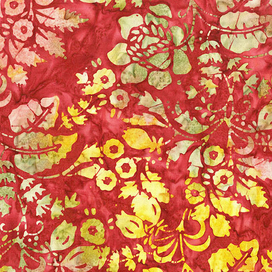 A Splash of Color Batik Secret Garden Orchid Edyta Sitar of Laundry Basket Quilts Andover Fabrics Cotton Fabric AF-AB‑8594-P