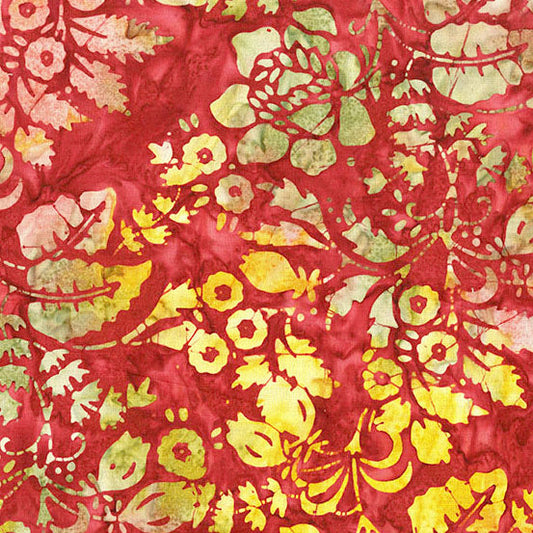 A Splash of Color Batik Secret Garden Orchid Edyta Sitar of Laundry Basket Quilts Andover Fabrics Cotton Fabric AF-AB‑8594-P