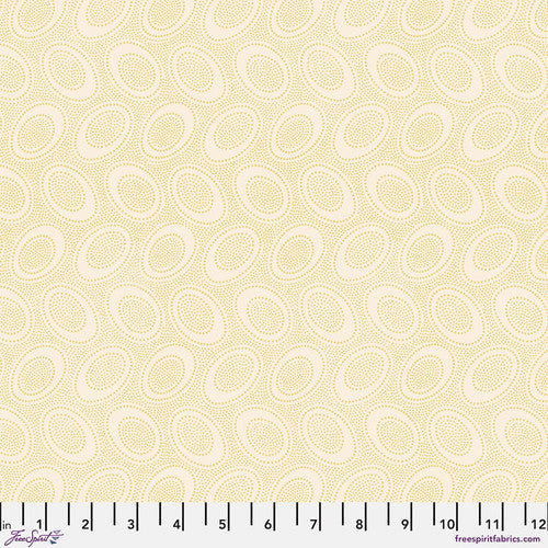 Aboriginal Dot Ivory Cream Classics Kaffe Fassett Collective Free Spirit Cotton Fabric FS-GP71.IVORY