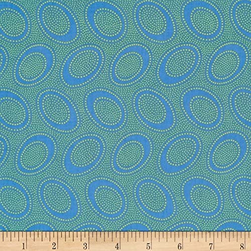Aboriginal Dot Ocean Classics Kaffe Fassett Free Spirit Cotton Fabric FS GP071.OCEAN