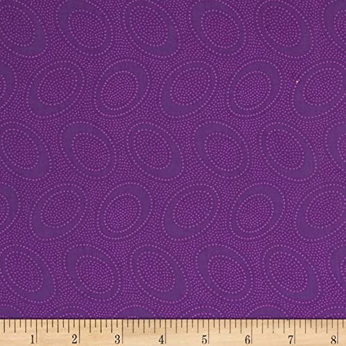 Aboriginal Dot Plum Classics Kaffe Fassett Collective Free Spirit Cotton Fabric FS PWGP071.PLUMX