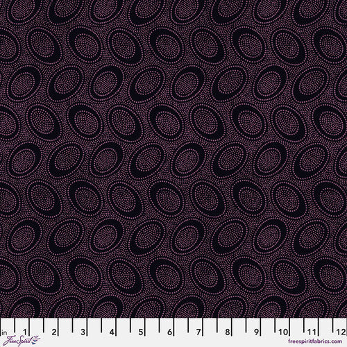 Aboriginal Dot Orchid Classics Kaffe Fassett Collective Free Spirit Cotton Fabric FS-PWGP071.ORCHI
