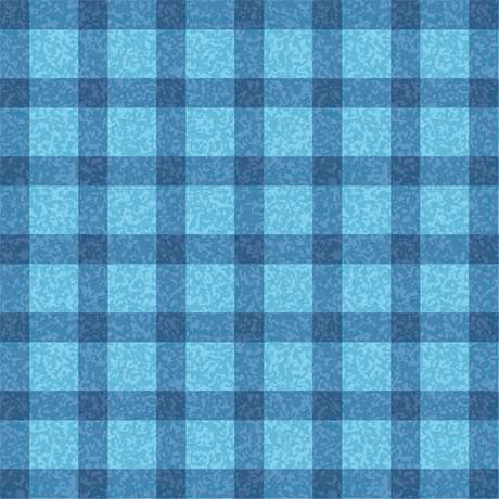 Abra-Cat-Dabra Plaid Blue Gina Jane Lee Quilting Treasures Cotton Fabric QT-29668-B