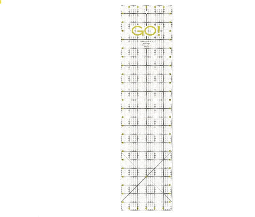 Accuquilt GO! Quilting Rulers 6" x 24" AccuQuilt ACQ-55474