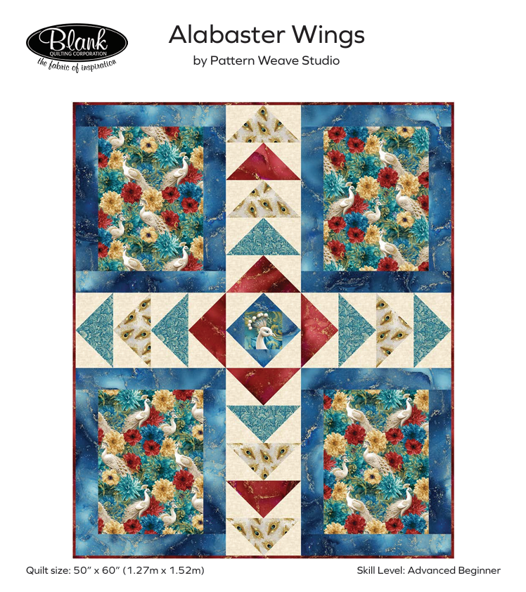 Alabaster Wings Adobo Quilt Blank Quilting - FREE PROJECT