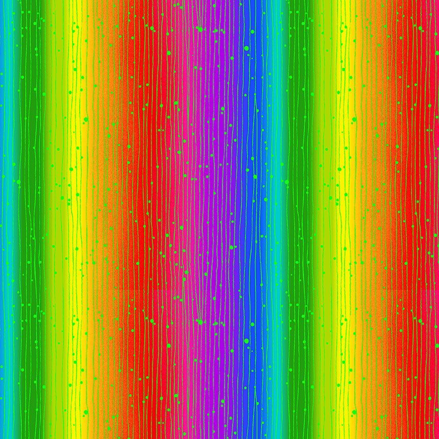 African Sunset African Metallic Stripes Multi Chong-A-Hwang Timeless Treasures Cotton Fabric TT-STRIPE-CM2049-MULTI