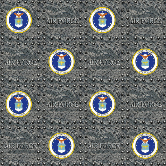 Air Force Military Grate Sykel Cotton Fabric 1554-AF