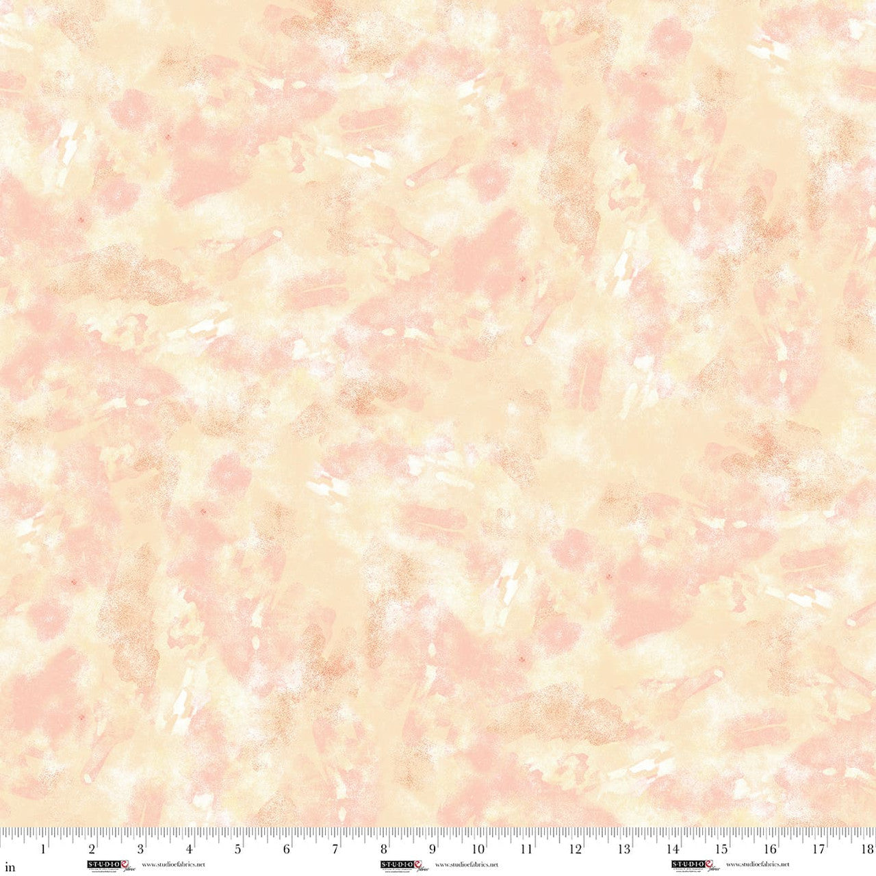 Air Mail Allover Texture Peach Nancy Smith Studio E Cotton Fabric SE-8505-34