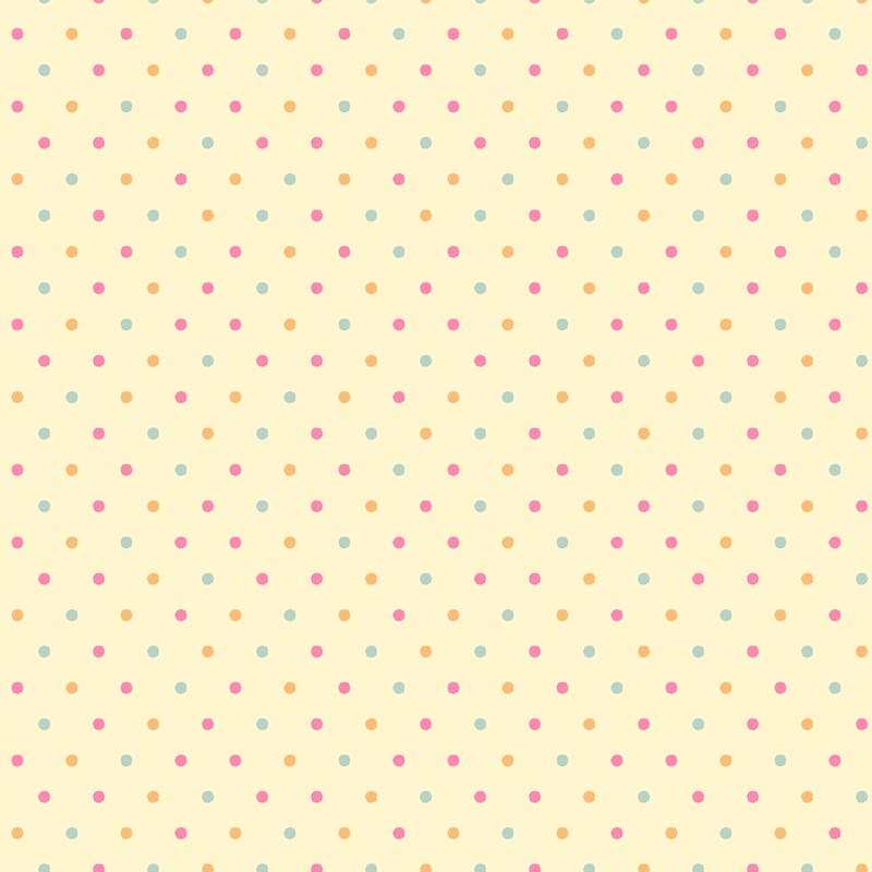 All Big Things Start Small Dots Allover Yellow Beth Reed Studio E Cotton Fabric