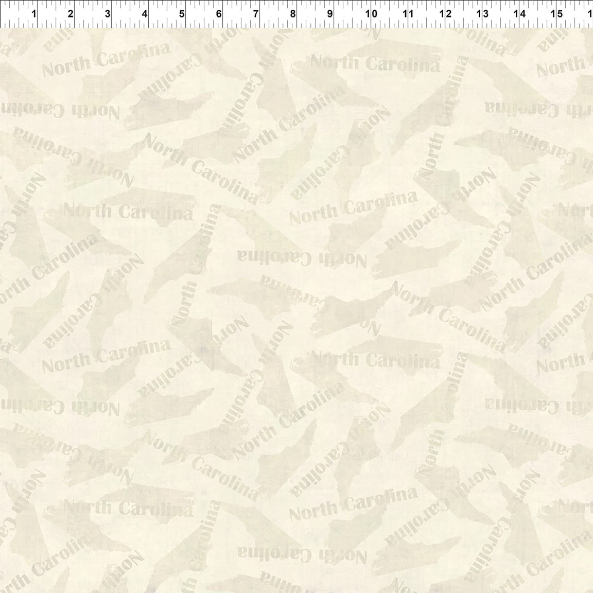 All Blue Ridge Shop Hop 2026 North Carolina Cream In The Beginning Cotton Fabric ITB-10BR-2 | US Fabric Shop