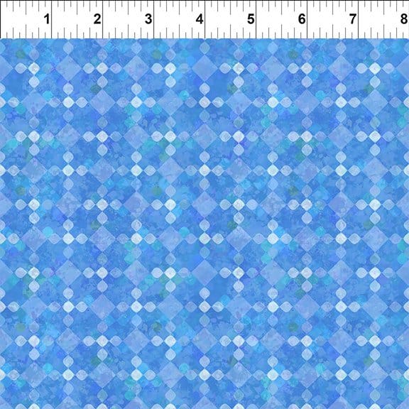 All Blue Ridge Shop Hop 2026 Tonal Blue In The Beginning Cotton Fabric ITB-9BR-2 | US Fabric Shop