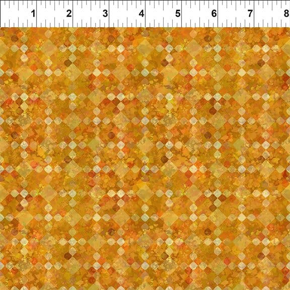 All Blue Ridge Shop Hop 2026 Tonal Gold In The Beginning Cotton Fabric ITB-9BR-1 | US Fabric Shop