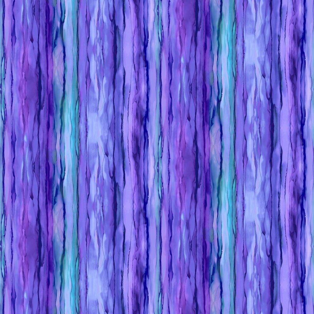 Allure Textured Stripe Purple Multi Deborah Edwards and Melanie Samra Northcott Cotton Fabric