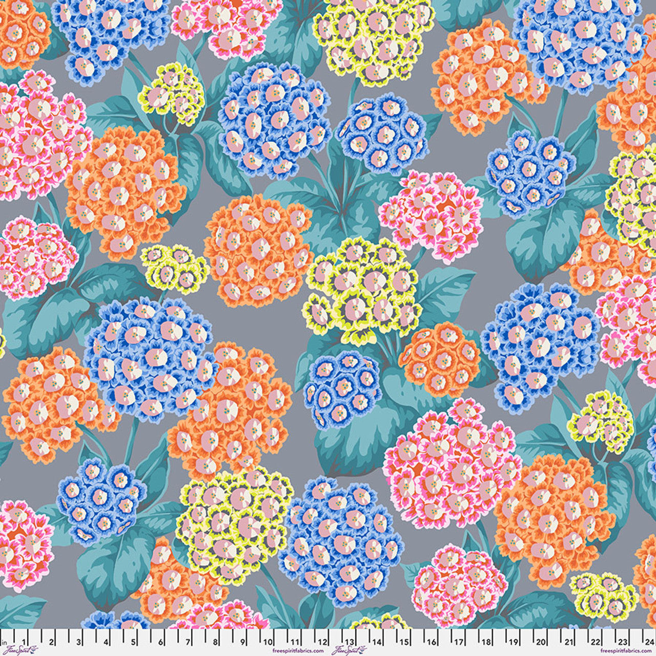 Alpines Pastel Philip Jacobs August 2025 Kaffe Fassett Collective Free Spirit Cotton Fabric FS-PWPJ131.PASTEL