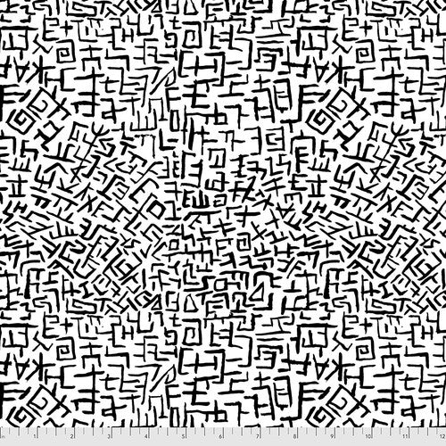 Amaze White Brandon Mably Stash Kaffe Fassett Collective Free Spirit Free Spirit Cotton Fabric  FS-PWBM078.WHITE