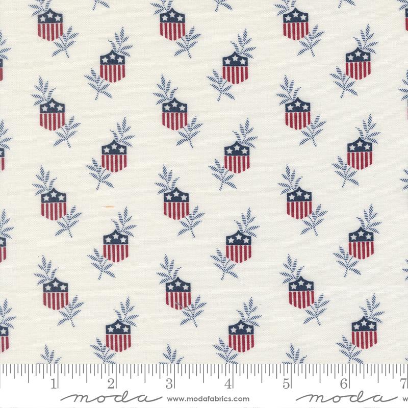 American Gatherings III Star Shield Cloud Multi Primitive Gatherings Moda Cotton Fabric MD-49320-11