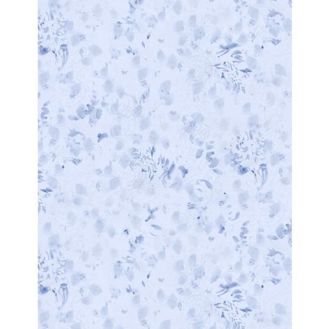 Among the Branches Scattered Paint Strokes Blue Susan Winget Wilmington Prints Cotton Fabric