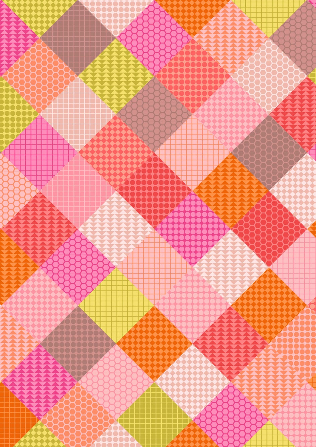 Animal Alphabet Patchwork Pinks Lewis & Irene Cotton Fabric LI-A974B | US Fabric Shop