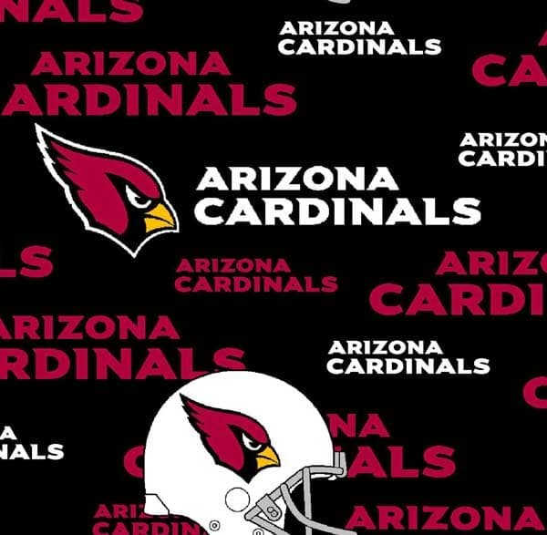 Arizona Cardinals NFL Football 58-60" Cotton Fabric NFL-6239D