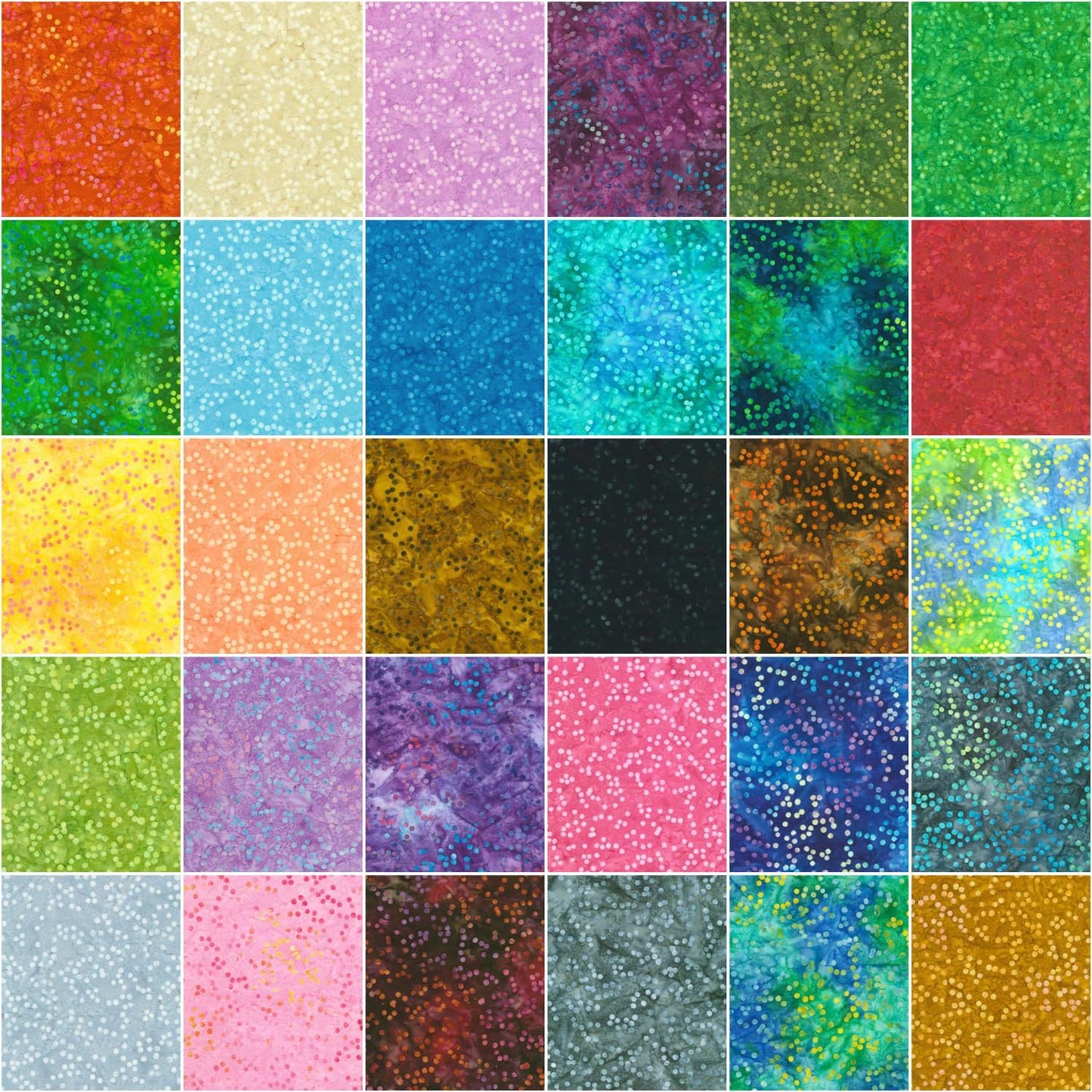 Artisan Batiks Confetti 5" Squares 42 pcs Robert Kaufman Fabrics Cotton Fabric RK-CHS-1344-42