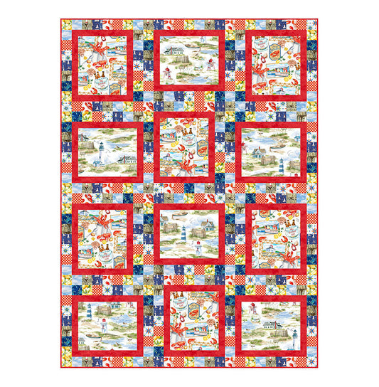 Atlantic Coast Digital Quilt Tops Northcott NC-DQ3453