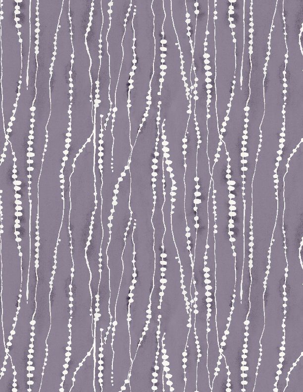 Au Naturel Dotted Stripe Purple Lisa Audit Wilmington Prints Cotton Fabric WP-3041-17823-611