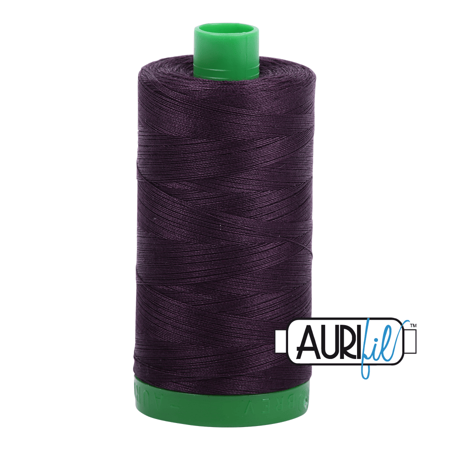 Aubergine Purple 40 wt 1094 yd Large Spool Aurifil Cotton Quilting Thread AF-MK40SC6-2570