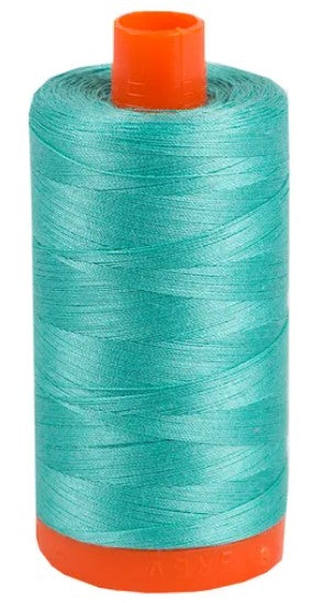 Light Jade Green Aurifil Cotton Quilting Thread 50 wt. 1300m 1422y Spool AF-1148-Light Jade