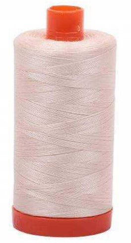 Light Sand Aurifil Cotton Quilting Thread 50 wt. 1300m 1422y Spool AF-2000-Light Sand
